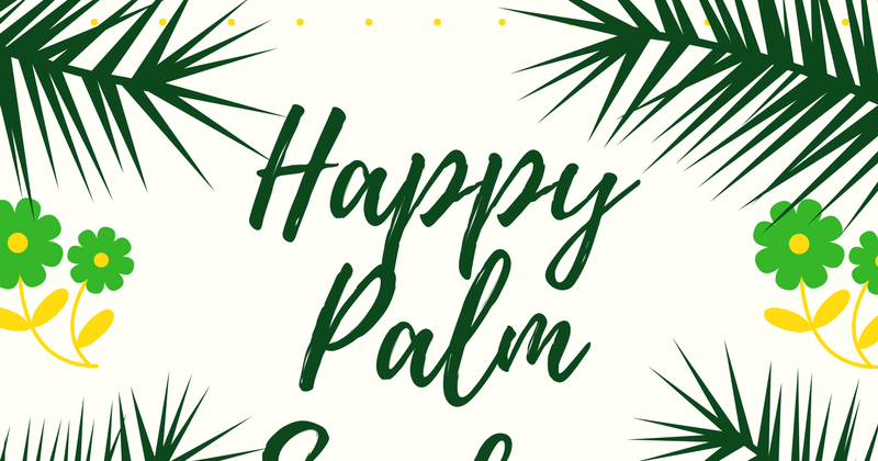 happy palm sunday greetings